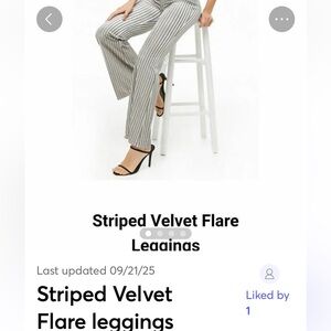 Forever 21 Black and White Striped Pants